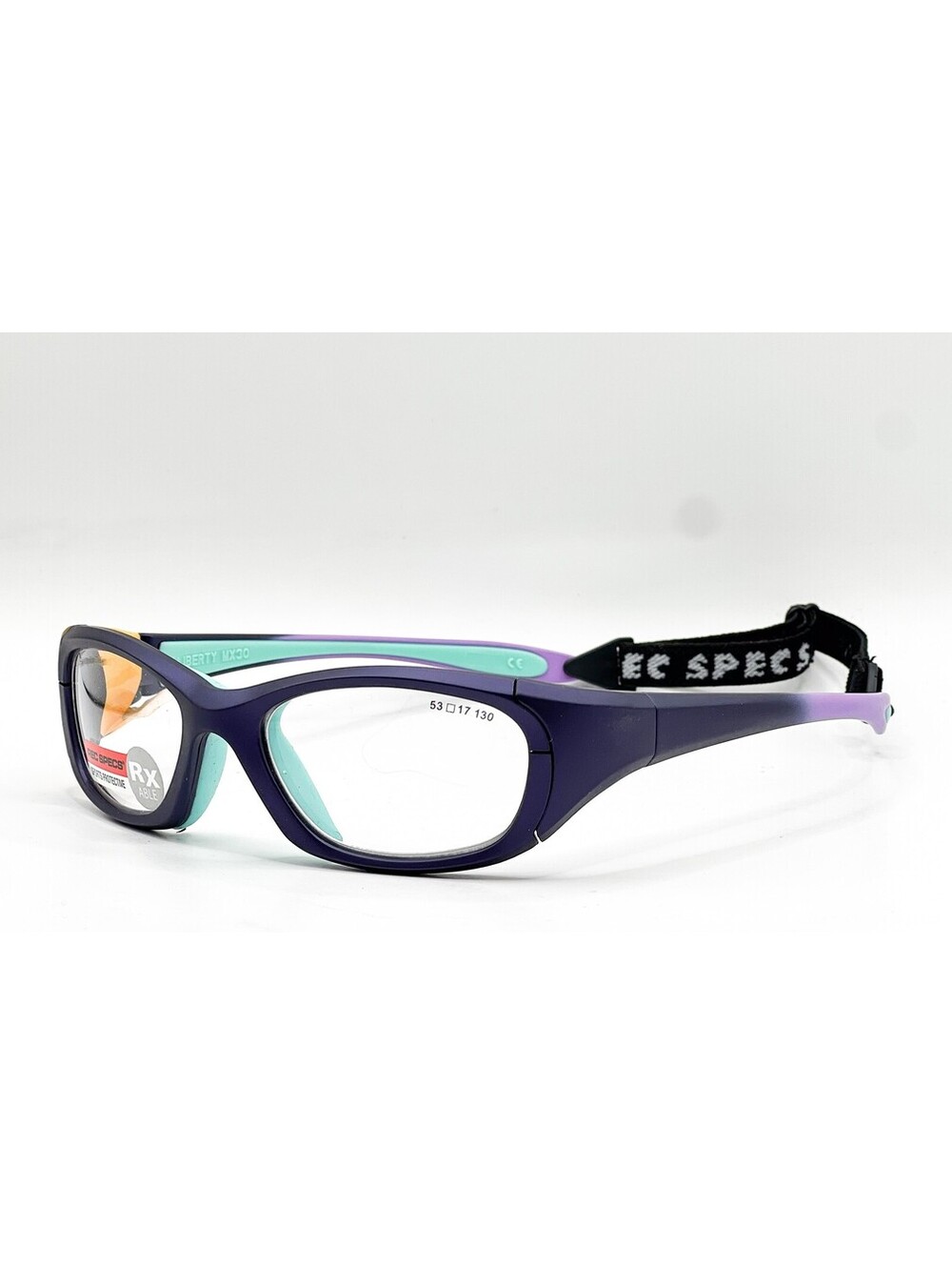 Liberty Sport Mx30 Purple Teal Pink Authentic Eyeglasses 53-17-130